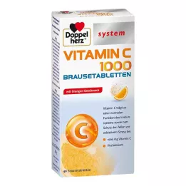 DOPPELHERZ Vitamin C 1000 sistem šumeče tablete, 40 kos