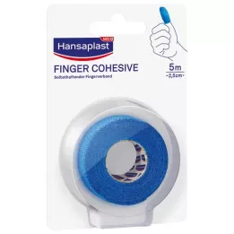 HANSAPLAST Bandaža za prste samolepilna 2,5 cm x 5 m modra, 1 kos