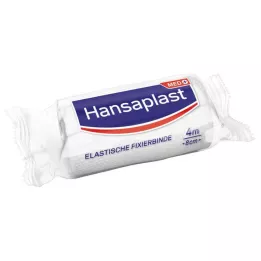 HANSAPLAST elastični pritrdilni trak krep 8 cm x 4 m, 1 kos