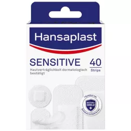 HANSAPLAST Hipoalergenski trakovi Sensitive Plaster, 40 kos