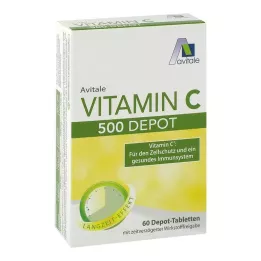 VITAMIN C 500 mg depo tablete, 60 kos