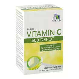 VITAMIN C 500 mg depo tablete, 120 kos