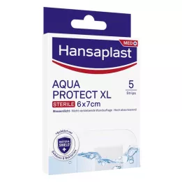 HANSAPLAST Aqua Protect obloga za rane sterilna 6x7 cm, 5 kom