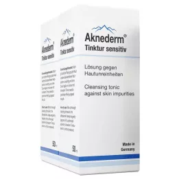 AKNEDERM Tinktura občutljiva, 2X50 ml