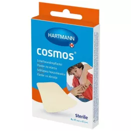 COSMOS Abrazivni obliž 45x65 mm sterilni, 4 kos