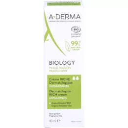 A-DERMA Biology Cream bogata dermatološka krema, 40 ml