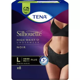 TENA SILHOUETTE plus L noir, 8 kosov