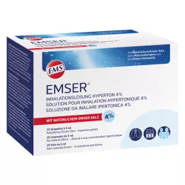 EMSER Inhalacijska raztopina hipertonična 4%, 20X5 ml