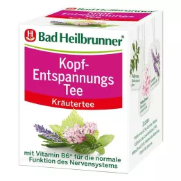 BAD HEILBRUNNER Filter vrečke čaja za sprostitev glave, 8 kos
