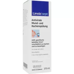LINOLA sept za izpiranje ust in grla, 375 ml