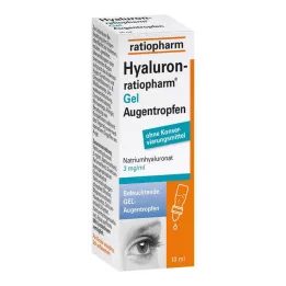 HYALURON-RATIOPHARM Gel kapljice za oči, 10 ml