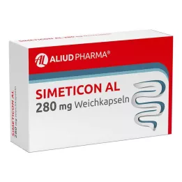SIMETICON AL 280 mg mehke kapsule, 32 kos
