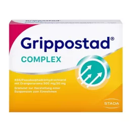 GRIPPOSTAD Complex ASS/Pseudoeph.500/30 mg pomaranča, 20 kos