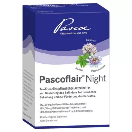 PASCOFLAIR Nočne obložene tablete, 90 kos