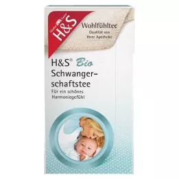 H&amp;S Organske filter vrečke za nosečniški čaj, 20X2 g
