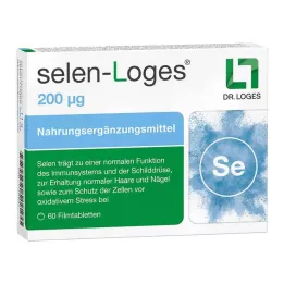 SELEN-LOGES 200 µg filmsko obložene tablete, 60 kos