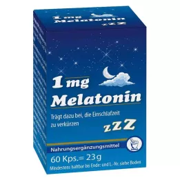 MELATONIN 1 mg kapsule, 60 kos