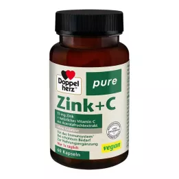 DOPPELHERZ Cink+C čiste kapsule, 60 kos