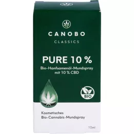 CANOBO Pure 10% Bio CBD Pršilo za usta, 10 ml