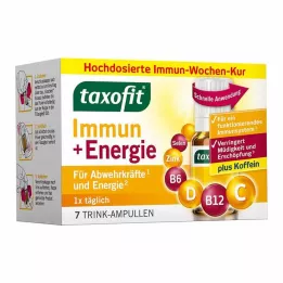 TAXOFIT Immun&amp;Energijske ampule za pitje, 7X10 ml