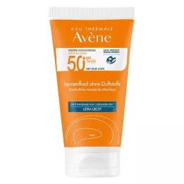 AVENE Sun Fluid SPF 50+ brez dišav, 50 ml