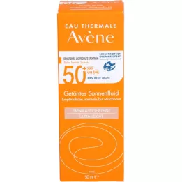 AVENE Sun Fluid SPF 50+ tonirana, 50 ml