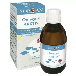NORSAN Omega-3 Arctic z vitaminom D3 tekočina, 200 ml