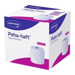 PEHA-HAFT Fiksirni povoj brez lateksa 8 cmx21 m, 1 kos