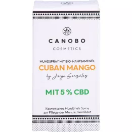 CANOBO Organic CBD 5 % Cuban Mango ustno pršilo, 10 ml