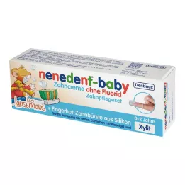 NENEDENT-otroška zobna pasta brez fluorida set za nego zob, 20 ml