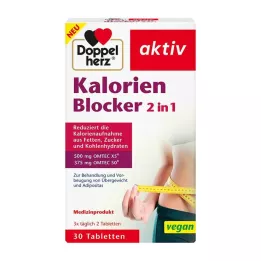 DOPPELHERZ Tablete za zaviranje kalorij 2v1, 30 kos