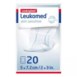 LEUKOMED skin sensitive sterilne 5x7,2 cm, 20 kos