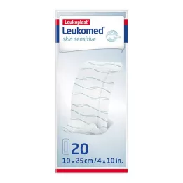 LEUKOMED skin sensitive sterilne 10x25 cm, 20 kos