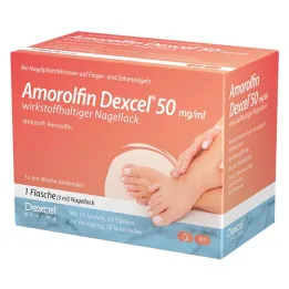 Amorolfin Dexcel® 50 mg/ml aktivni lak za nohte, 3 ml