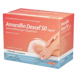 Amorolfin Dexcel® 50 mg/ml aktivni lak za nohte, 5 ml