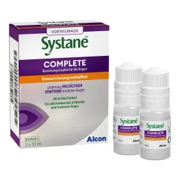 Systane® COMPLETE brez konzervansov, 2X10 ml