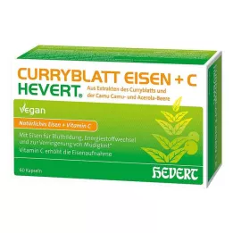 CURRYBLATT EISEN+C Hevert kapsule, 60 kos