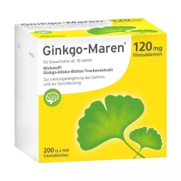 GINKGO-MAREN 120 mg filmsko obložene tablete, 200 kom