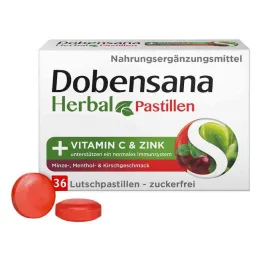 Dobensana Herbal Kirschgeschm.vit.c & Cinkova pastila.(36 kosov)