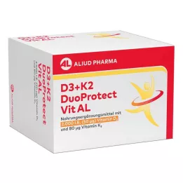 D3+K2 DuoProtect Vit AL 2000 IE/80 µg kapsule, 90 kosov
