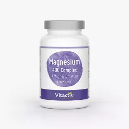 MAGNESIUM 400 mg kompleksne kapsule, 120 kos