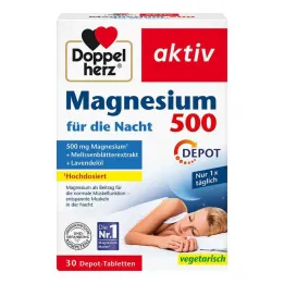 Doppelherz Magnezij 500 za nočne tablete, 30 kosov