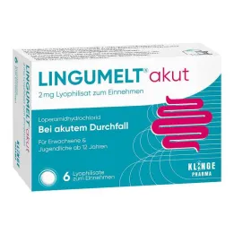 LINGUMELT akutne orodisperzibilne tablete, 6 kos