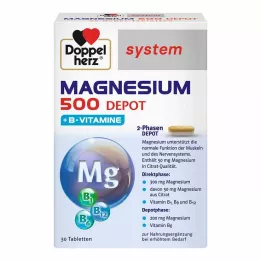 DOPPELHERZ Magnezij 500 Depot sistem tablete, 30 kom