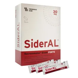 Sideral Iron Forte 30 mg zrnca materiala citrusov, 30 kos