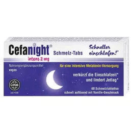 CEFANIGHT intens 2 mg topljive tablete, 60 kos