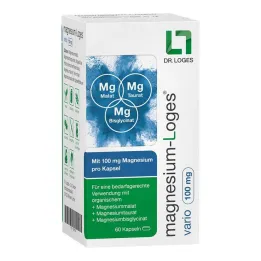 Magnesium-Loges vario 100 mg kapsule, 60 kos