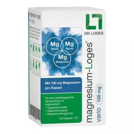 MAGNESIUM-LOGES vario 100 mg kapsule, 120 kos