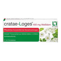cratae-Loges 450 mg glog filmsko obložene tablete, 50 kos
