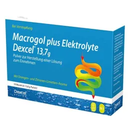 Makrogol plus elektroliti Dexcel 13,7 g Ple, 10 kos